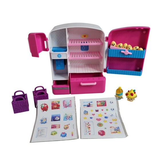Shopkins So Cool Fridge Playset Eggs Tray Stickers Bags Season 2 Replacements - Picture 1 of 7